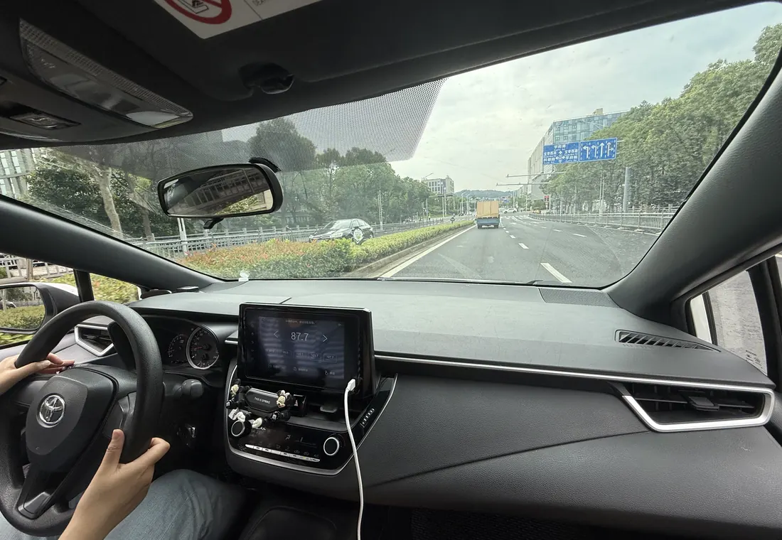 苏州高架快速路驾驶陪练车内视角